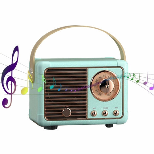 Bluetooth kompakter Retro-Lautsprecher mit Radio