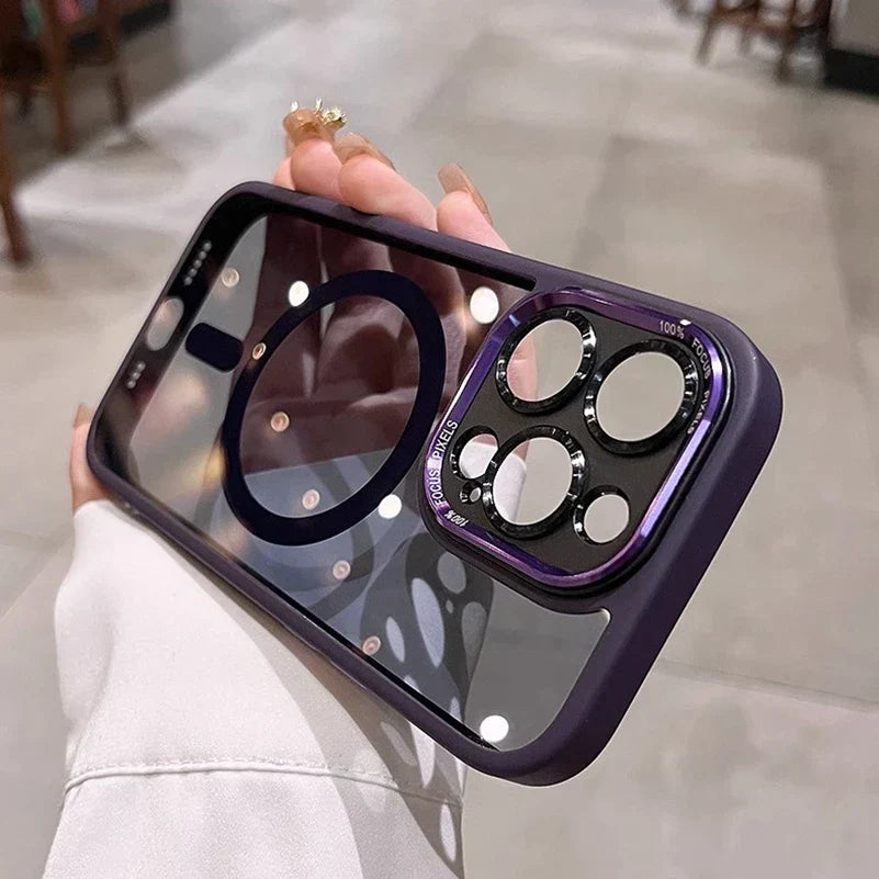 TinSafe | Getönte stoßfeste magnetische iPhone-Hülle