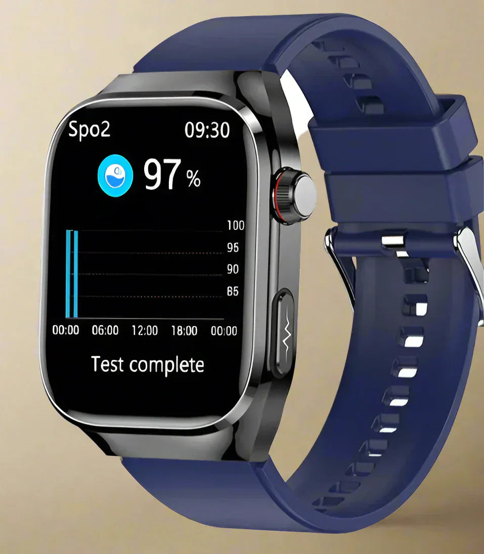 Fortschrittliche Gesundheits-Smartwatch | ECG- und Blutzuckerüberwachung