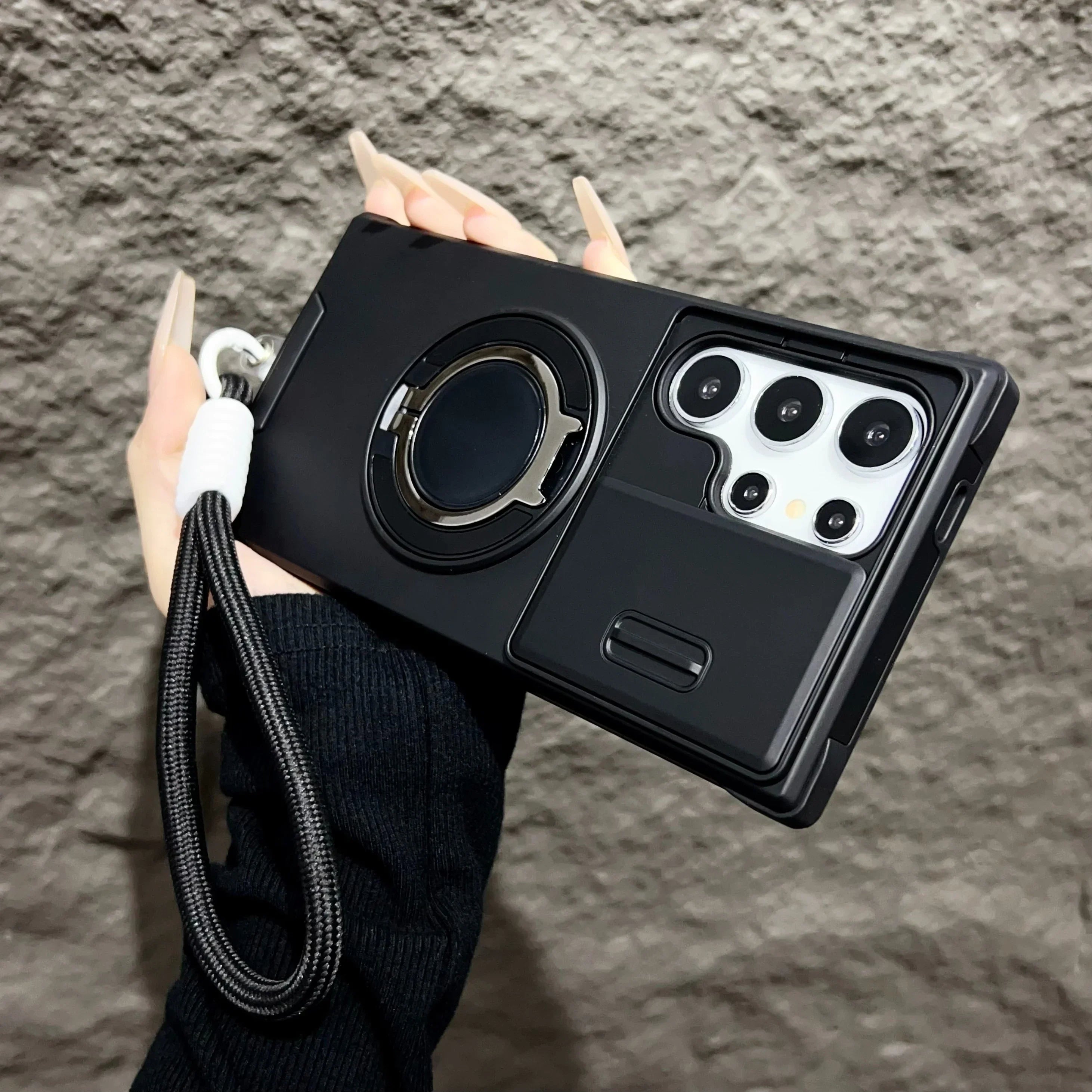 ArmorShield Magnetische Kickstand-Hülle für Samsung Galaxy