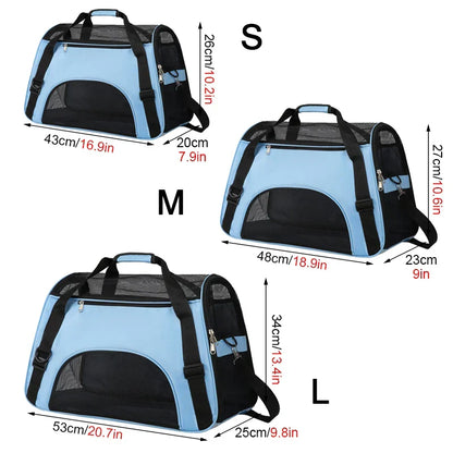 Reisetasche für kleine Hunde &amp; Katzen - Sicher &amp; Bequem