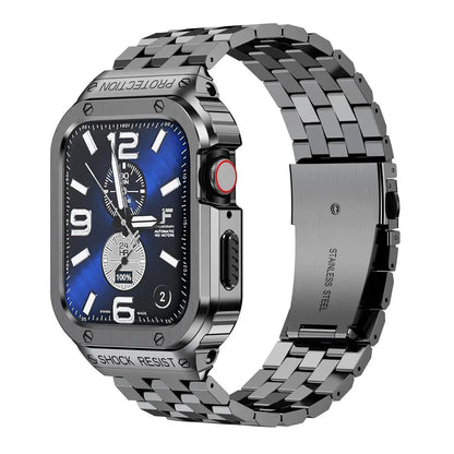 Pinnacle Edelstahlarmband-Gehäuse-Kombination für Apple Watch Ultra &amp; Ultra 2 49 mm