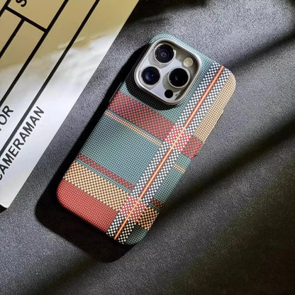 Magnetisches Kevlar Carbonfaser iPhone MagSafe Gehäuse
