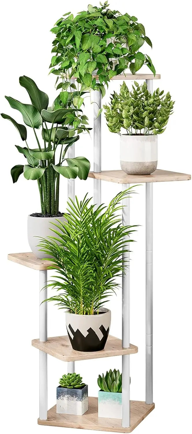 Indoor Metall Pflanzenständer: 5-Tier Ecke Blumenanzeige