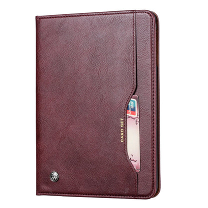 Leder Flip Case für iPad 9,7 (2017-2018), 10,2 (7. / 8. Gen), Air 2/3/4, Pro 9,7/10,5/11 - Wasserdicht, Stoßfest, Business Tablet Hülle