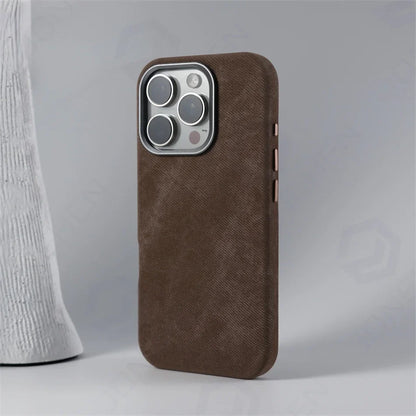MagSafe iPhone Stoßfeste Flanellfaserhülle