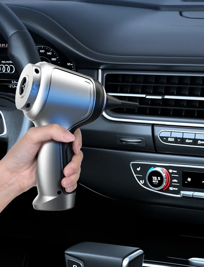 Der leistungsstärkste kabellose Auto-Staubsauger