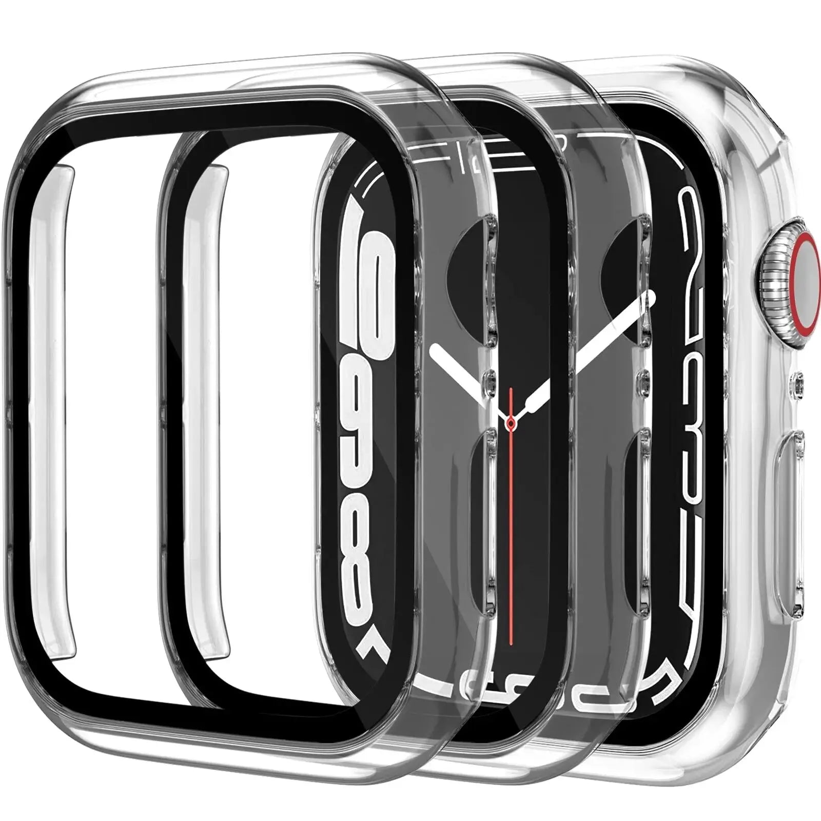 Ultimative Displayschutzhüllen für die Apple Watch – 3er-Pack – kompatibel mit Series 9 und Ultra 2