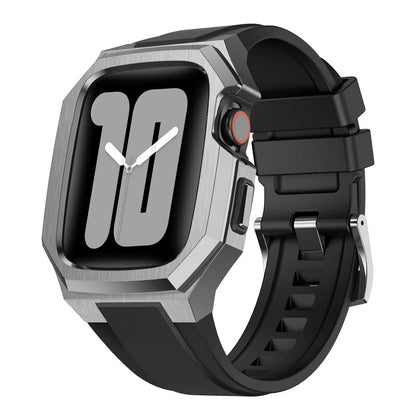 StealthGuard Edelstahlgehäuse und -armband für Apple Watch Series 9 &amp; Ultra 2