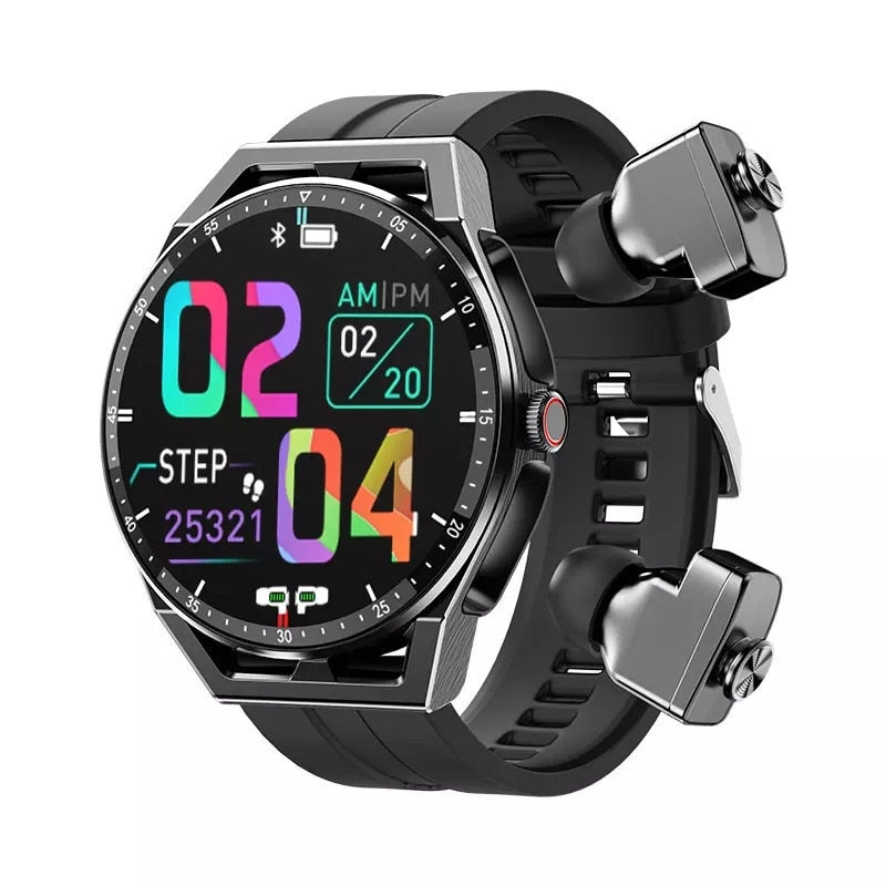 Zelara 2-in-1-Multisport-Fitnesstracker-Smartwatch mit kabellosen HIFI-Stereo-Ohrhörern