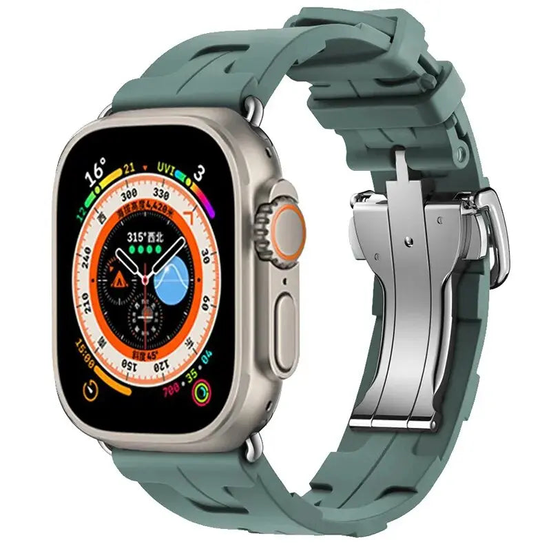 Wasserdichtes Peak-Silikonarmband für Apple Watch Series 9 und Ultra 2