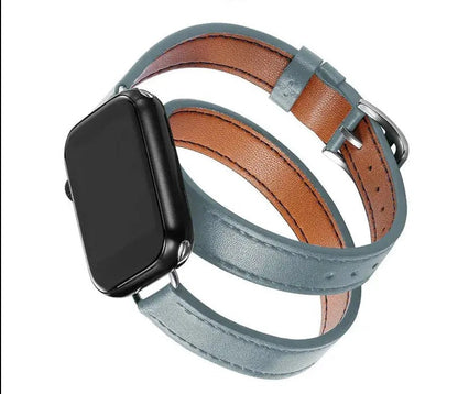 LuxeLeather Wrap-Armband für Apple Watch Series 9 &amp; Ultra 2