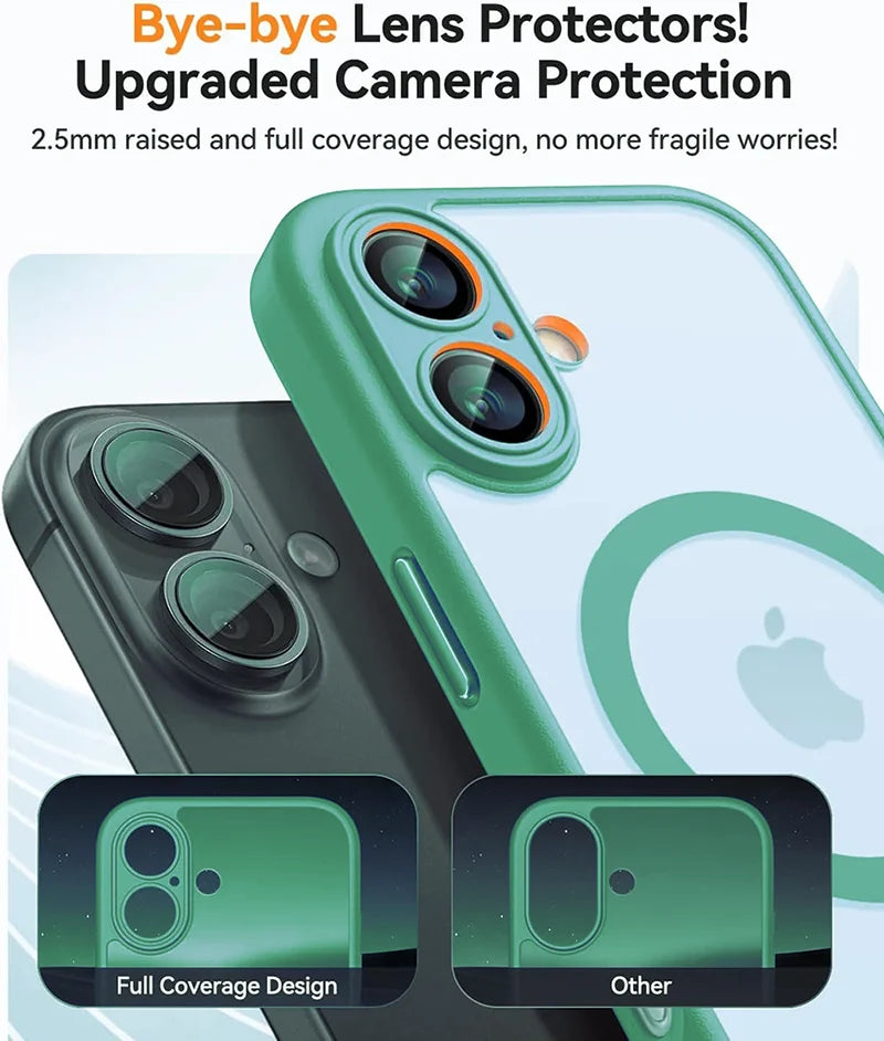 Magsafe Magnetische Luxus Rüstung Stoßfeste Hülle Für iPhone