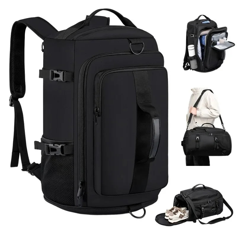 Zelara Multifunktionaler Bergsteiger Outdoor Fitness Reise Rucksack USB-Lade Laptop Tasche