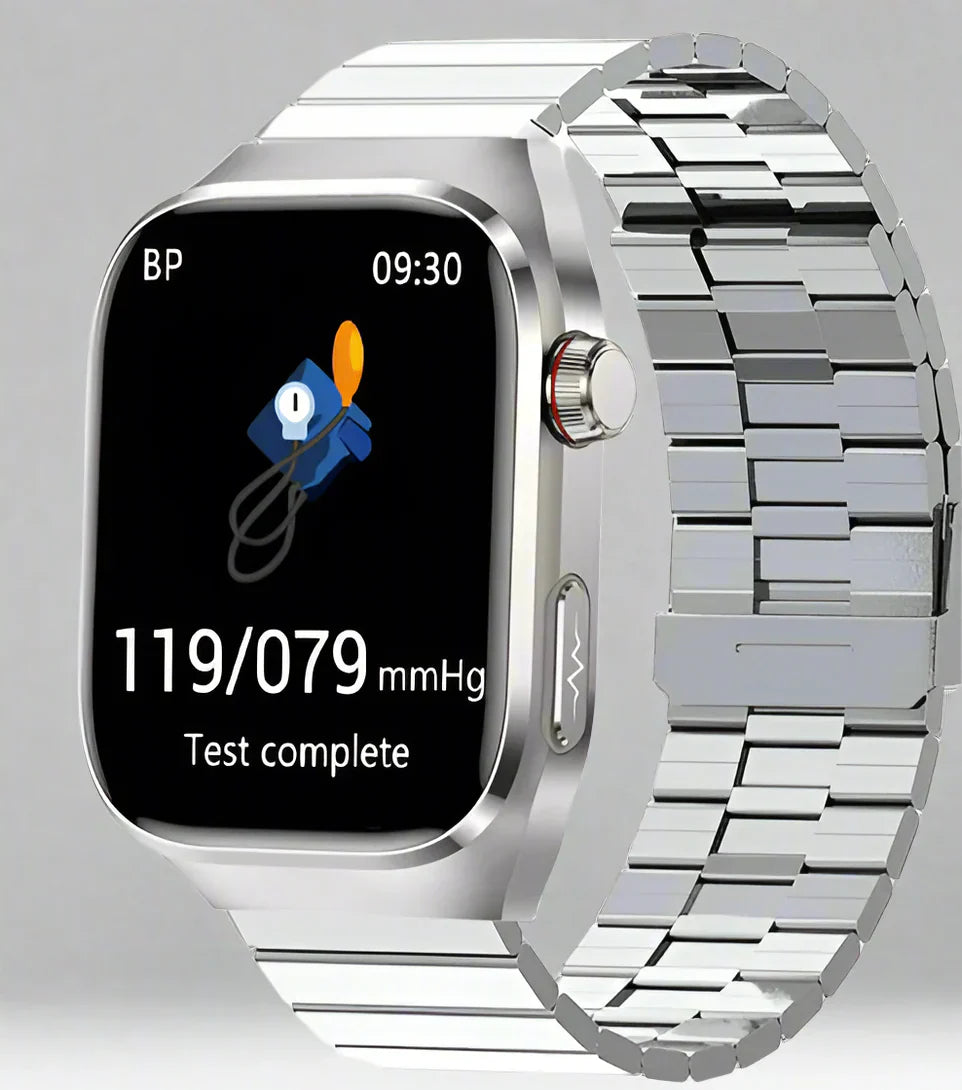Maxwell Health Smartwatch – Blutzucker, Harnsäure, EKG+PPG, &amp; Bluetooth-Anruf