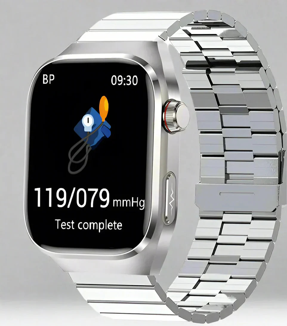 Fortschrittliche Gesundheits-Smartwatch | ECG- und Blutzuckerüberwachung