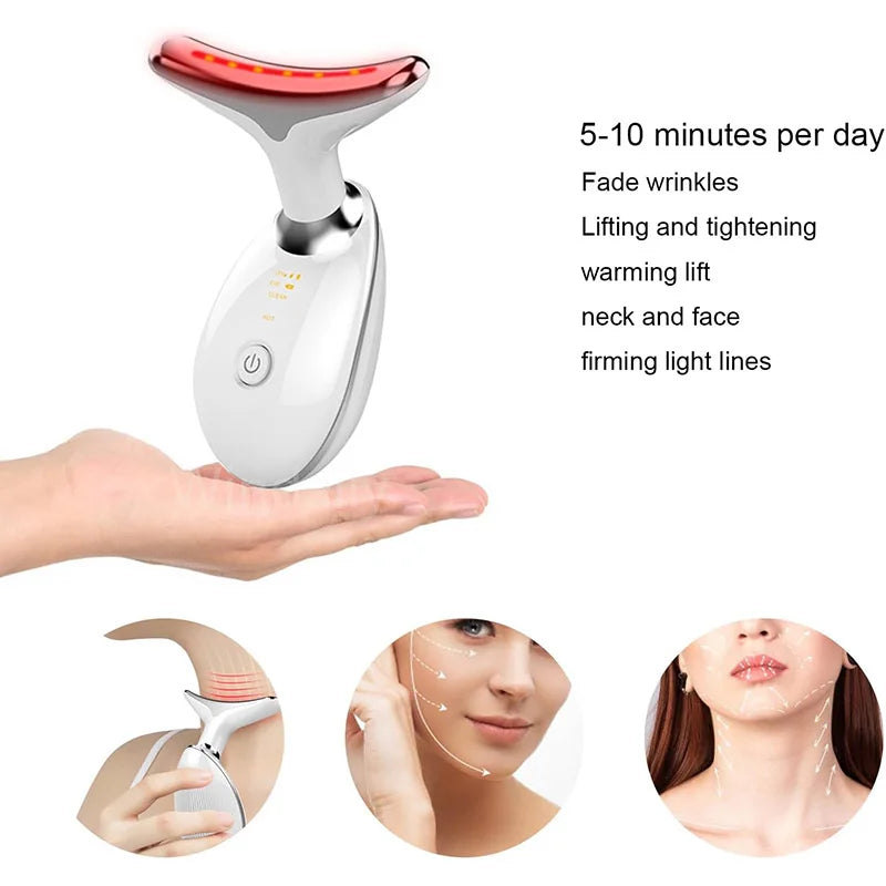 Anti-Falten Gesichtsmassager: 7 Farben Hautstraffungsgerät