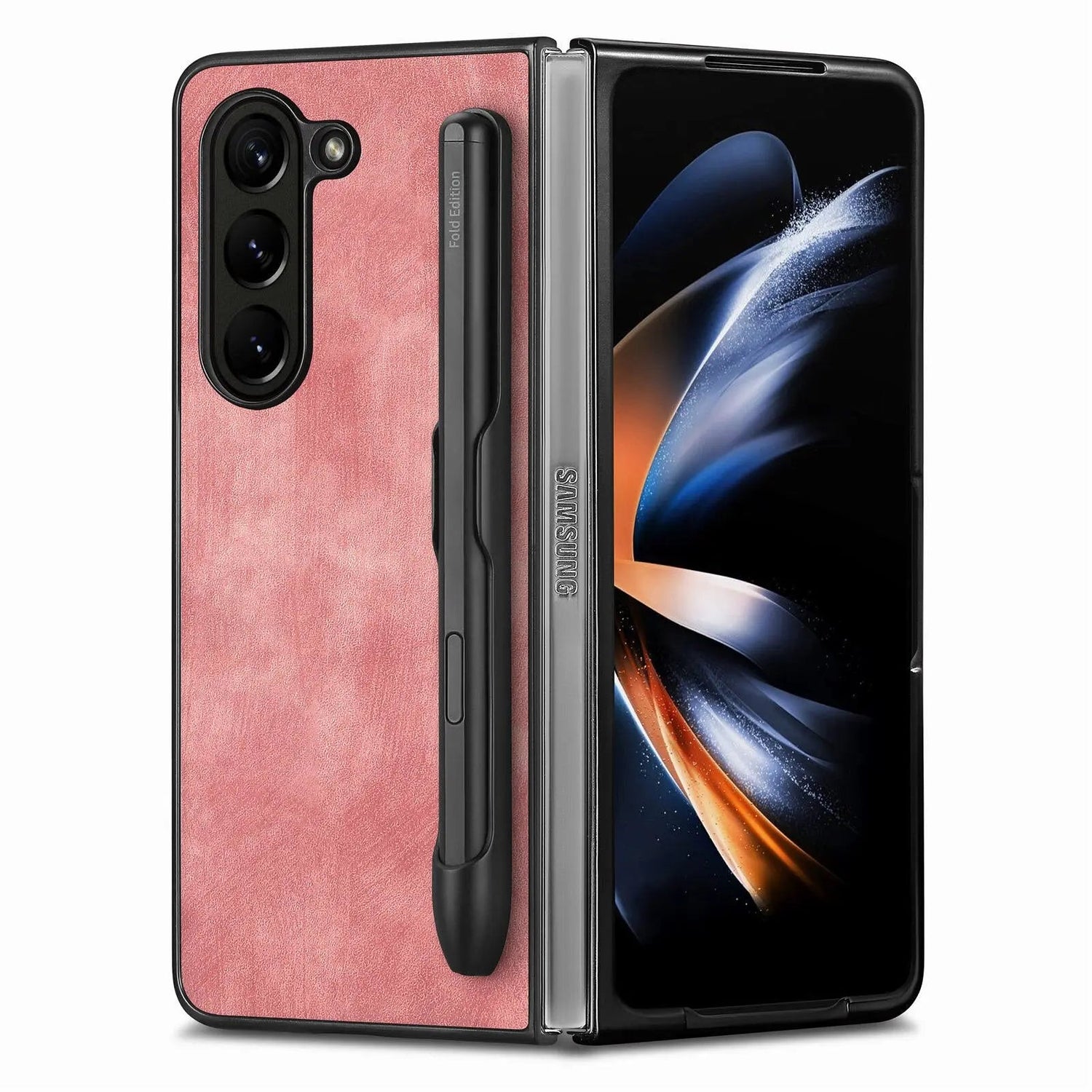 Zelara ElegaStylus Stoff-Lederhülle für Samsung Galaxy Fold 5