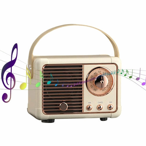Bluetooth kompakter Retro-Lautsprecher mit Radio