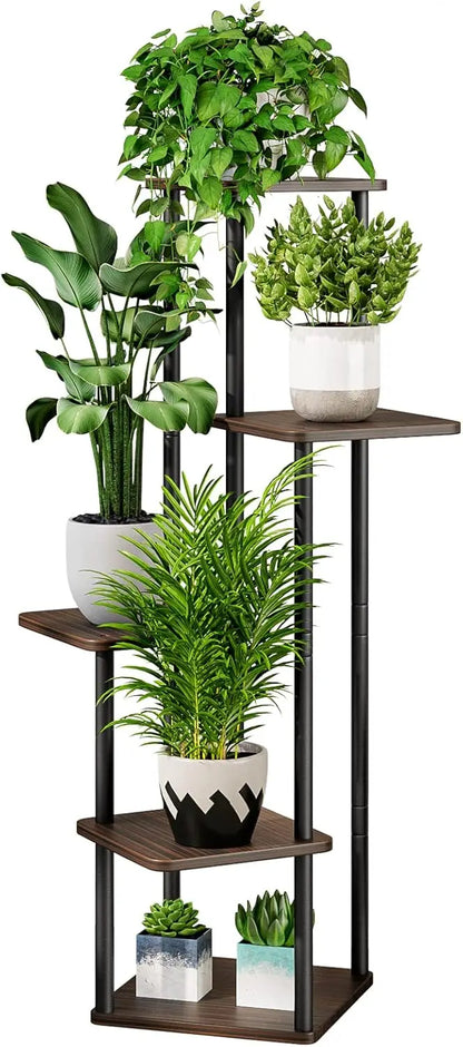 Indoor Metall Pflanzenständer: 5-Tier Ecke Blumenanzeige
