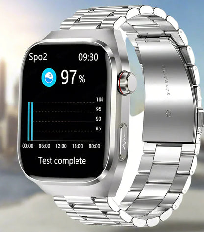 Fortschrittliche Gesundheits-Smartwatch | ECG- und Blutzuckerüberwachung