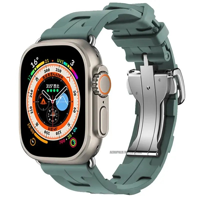 Wasserdichtes Peak-Silikonarmband für Apple Watch Series 9 und Ultra 2