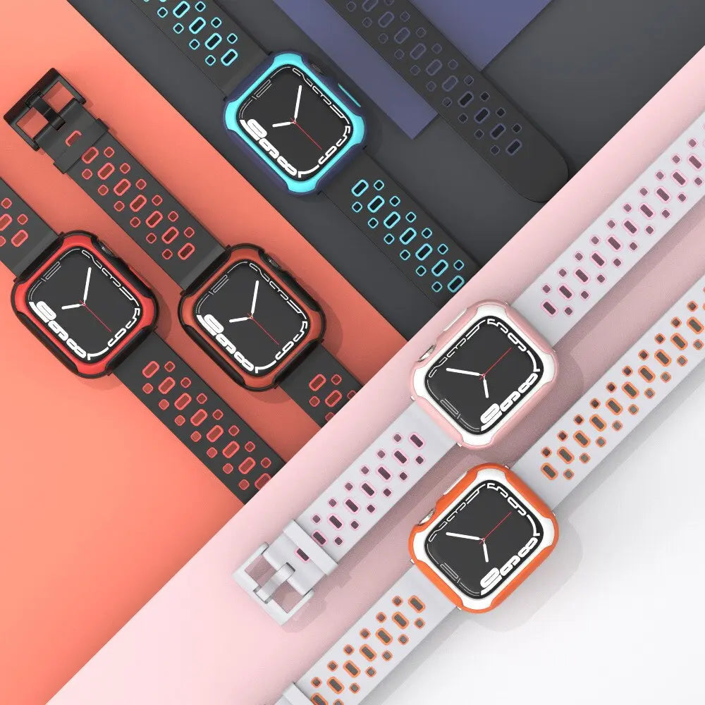 SilicoLux: Premium-Kombination aus Silikonarmband und -gehäuse für die Apple Watch