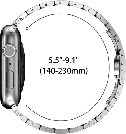 EleganceSteel: Luxuriöses Edelstahlarmband für jede Apple Watch-Serie