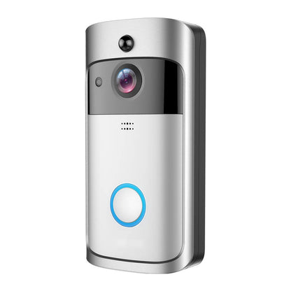 Drahtlose Smart-Video-Türklingel mit Gegensprechfunktion, Bewegungssensor, Nachtsicht, Telefonbenachrichtigungen und wasserdichter Sicherheitskamera