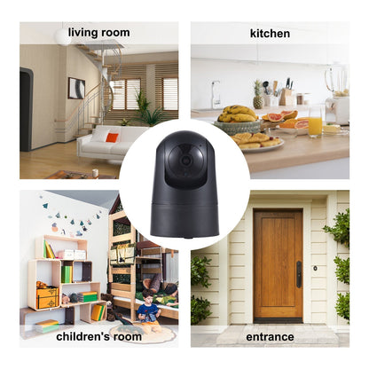 Indoor 2MP Sicherheitskamera mit Schwenk-Neigetechnik, Babyphone, intelligente Bewegungsverfolgung, Nachtsicht, Zwei-Wege-Audio