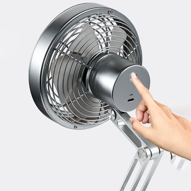 Höhenverstellbarer Standcompakter Turbo Mini Schreibtischventilator