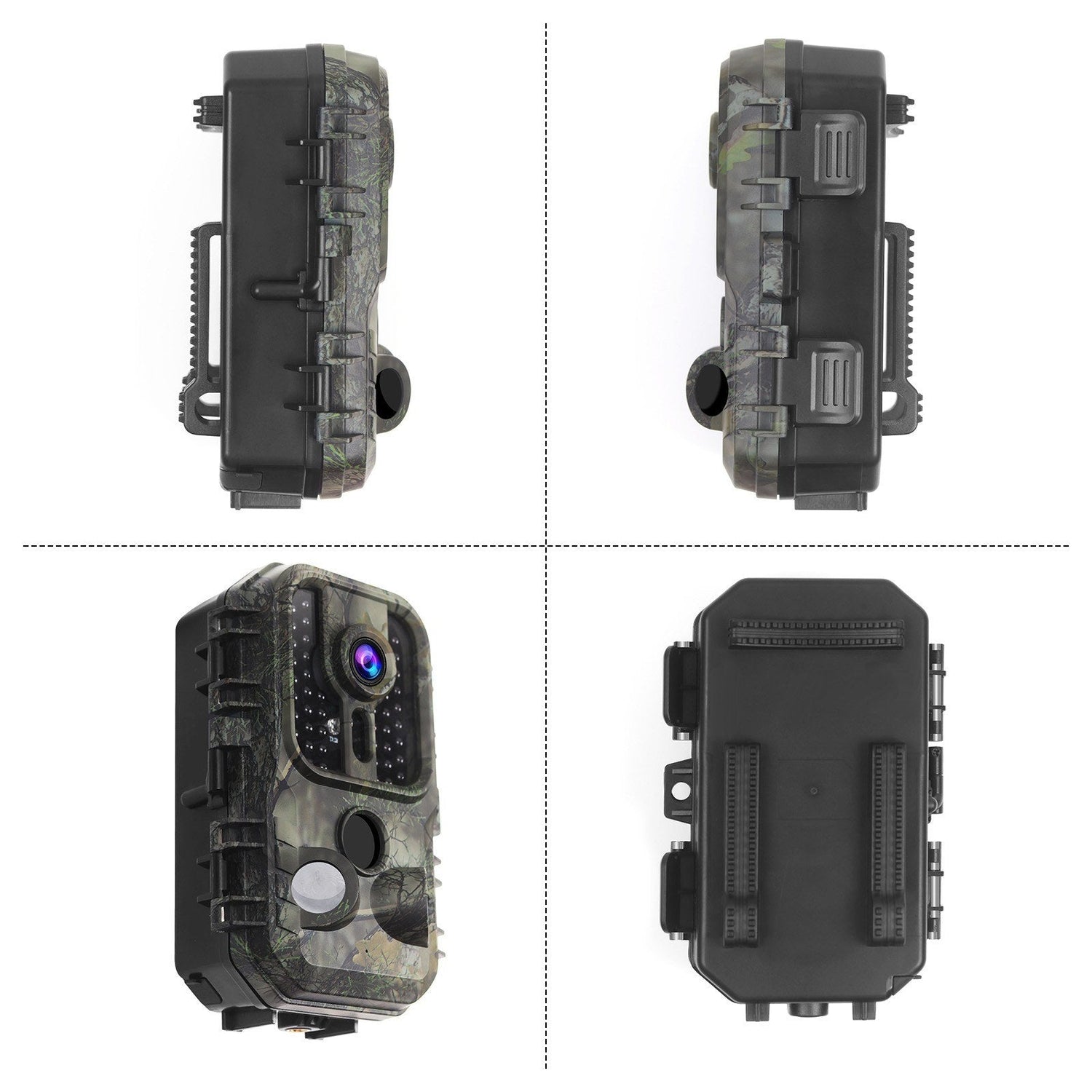 4K 30MP Trail-Kamera mit 2-Zoll-IPS-Bildschirm &amp; 48 Infrarot-LEDs für die Jagd