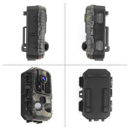 4K 30MP Trail-Kamera mit 2-Zoll-IPS-Bildschirm &amp; 48 Infrarot-LEDs für die Jagd