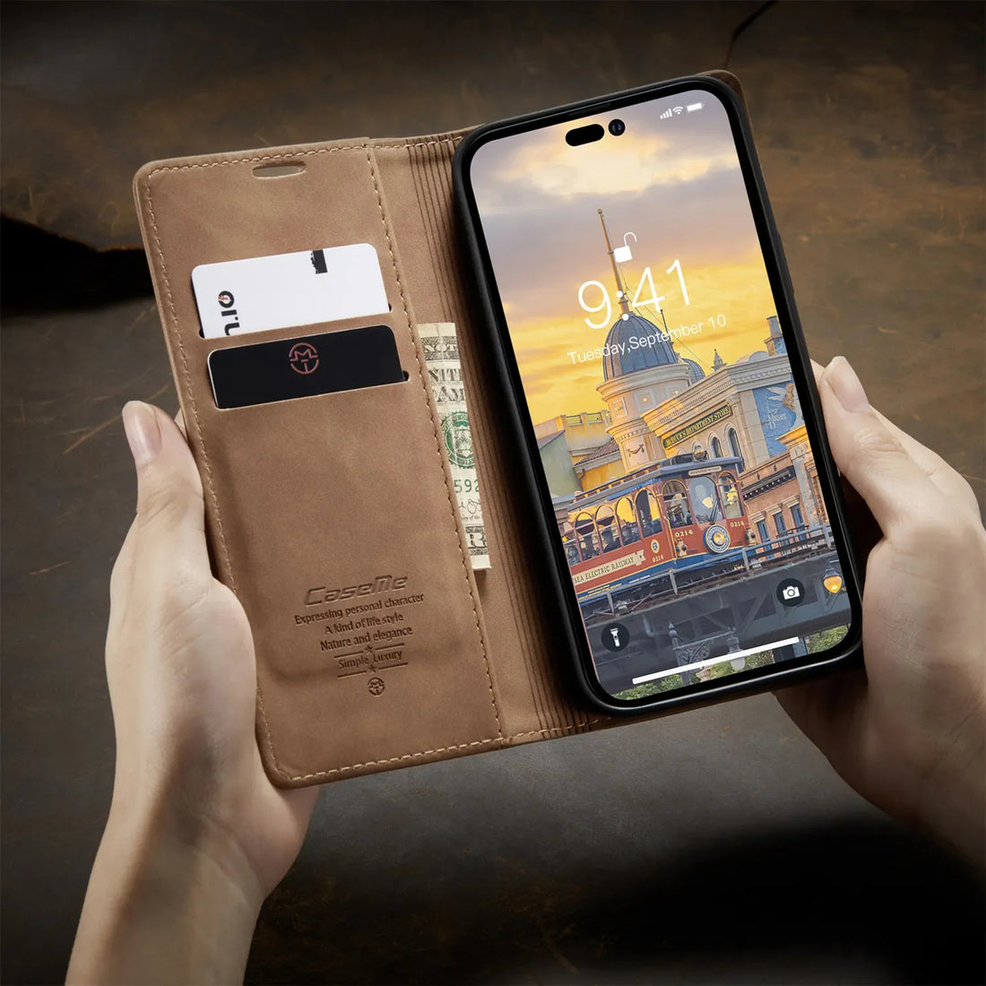 Flip Wallet Case, magnetische Wallet Hülle | iPhone