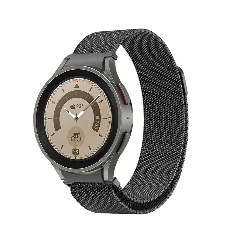 Magnetisches Edelstahl-Mesh-Loop-Armband für Samsung Galaxy Watch 4 5