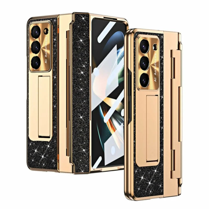 Zelara Sparkle Magnetische Schutzhülle für Samsung Galaxy Z Fold 5 4 Serie