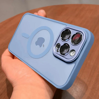 Luxus Matte Armor MagSafe Hülle für iPhone