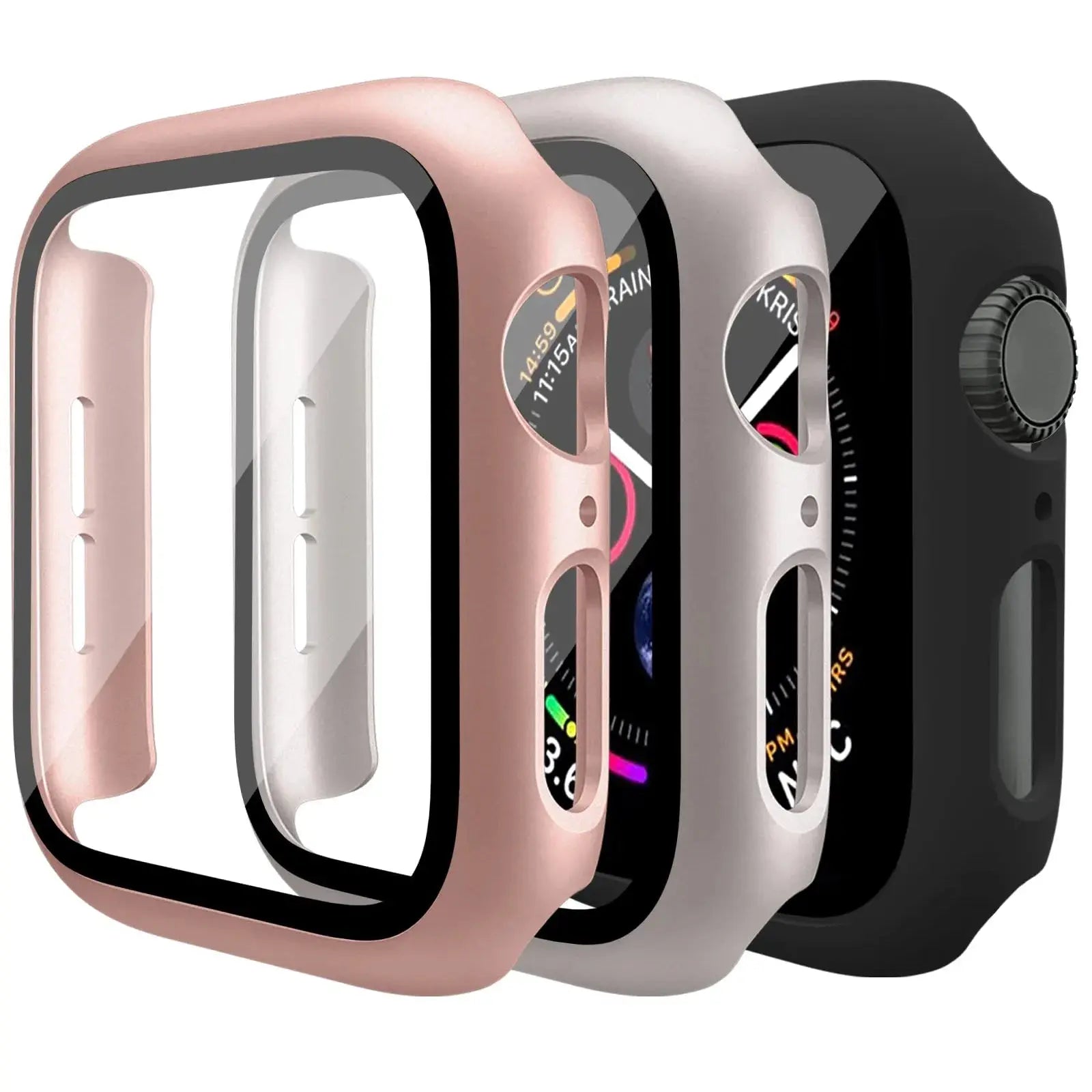 Ultimative Displayschutzhüllen für die Apple Watch – 3er-Pack – kompatibel mit Series 9 und Ultra 2