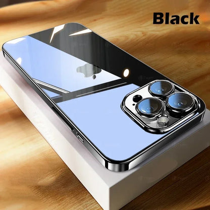 Luxuriöse Plattierung Transparente Handyhülle Für iPhone