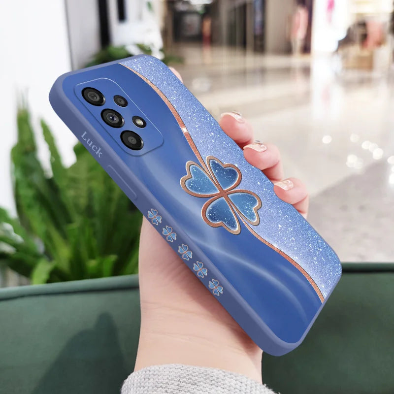 Glückliches Gras Etui für Samsung Galaxy