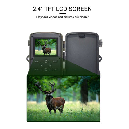 Coolife Wildcamera Fotofalle 21 MP 1080P HD – Außenkamera – Nachtsicht-Bewegungsmelder – IP67 wasser- und staubdicht – 3-Zonen-Infrarotsensor – 125° Weitwinkel – inklusive 32G-Speicherkarte