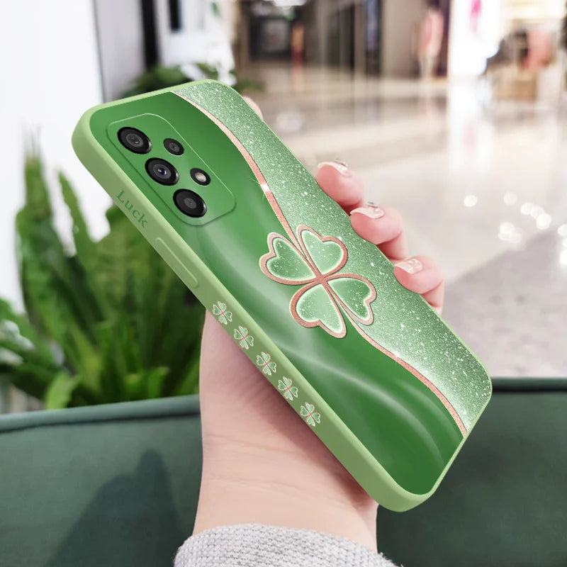 Glückliches Gras Etui für Samsung Galaxy