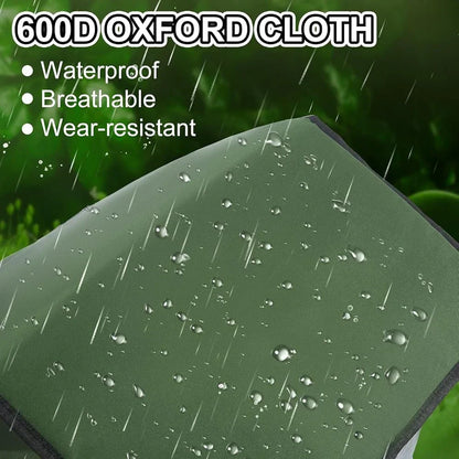 Wetterfestes Outdoor-Katzenhaus aus 600D Oxford-Gewebe mit weicher Matte und stabilem Kunststoffrahmen