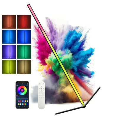 Farbwechselnde LED-Eckstehlampe