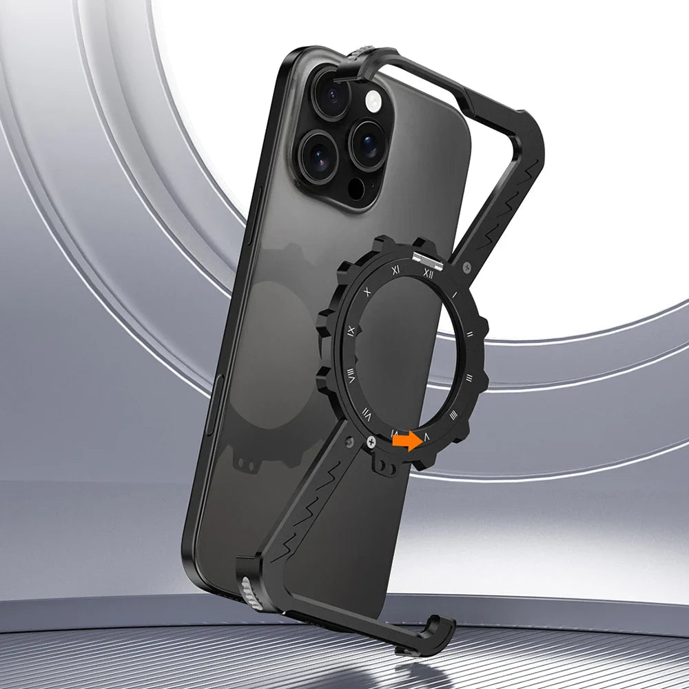 360° Rotierende MagSafe-Hülle mit Z-Shock-Rüstung für iPhone