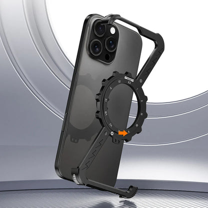360° Rotierende MagSafe-Hülle mit Z-Shock-Rüstung für iPhone
