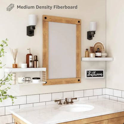 Badezimmerregale über der Toilette - Landhausstil Dekor Set