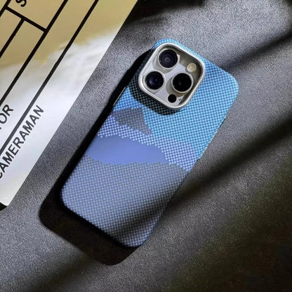 Magnetisches Kevlar Carbonfaser iPhone MagSafe Gehäuse