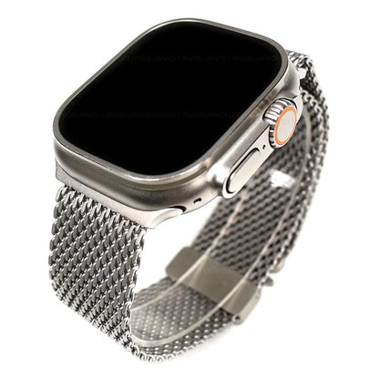 TitanMesh Pro - Exklusive Titan Milanese Loop Band für Apple Watch Series 10