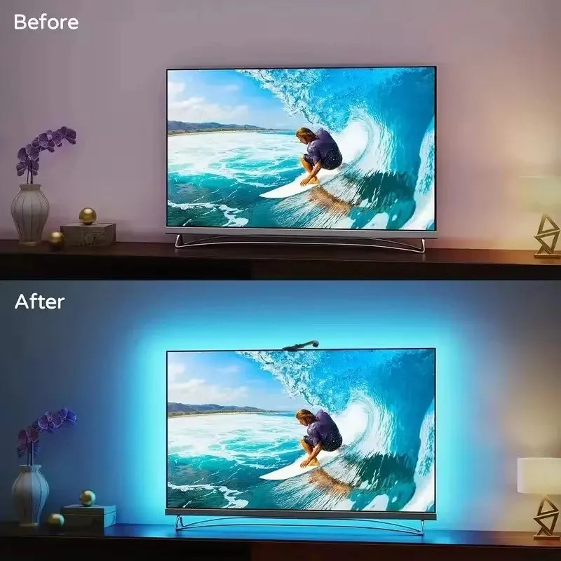 TV Hintergrundbeleuchtung Synchronisieren Heimkino LED Streifen